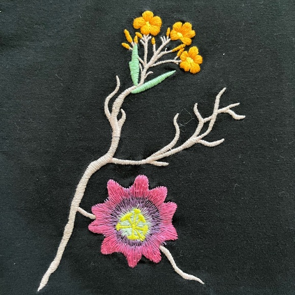 Adidas Kids Black Floral Matching Set - Picture 5 of 10